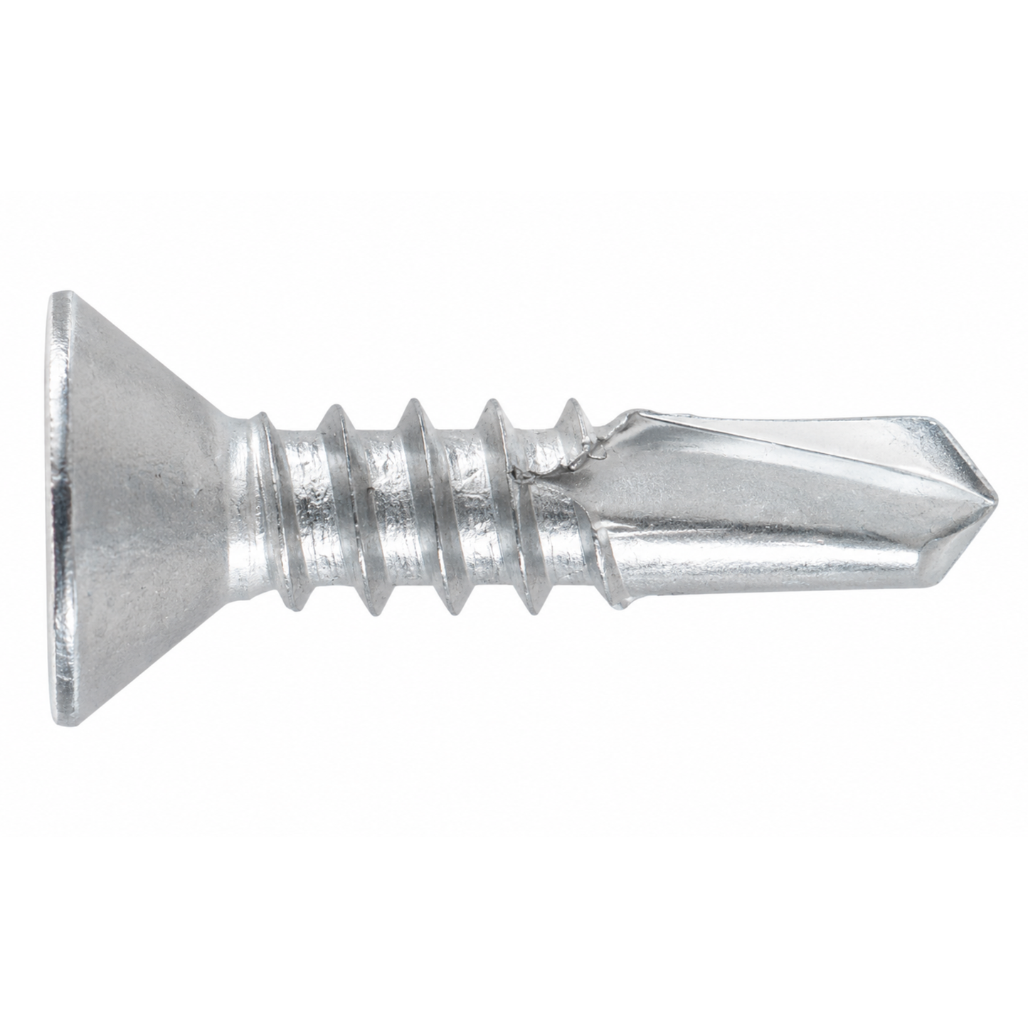 SFS SA6 #10 Self-Drilling Screw, Countersunk Flat Head PH2, 304 Stainless - #10 x 1" (1000 pack)