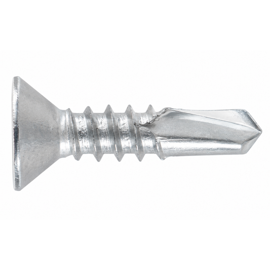 SFS SA6 #10 Self-Drilling Screw, Countersunk Flat Head PH2, 304 Stainless - #10 x 1" (1000 pack)