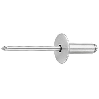 SFS SSO-D15 Stainless Steel Dome Head Rivet, 316 Stainless - 14mm (250 Pack)