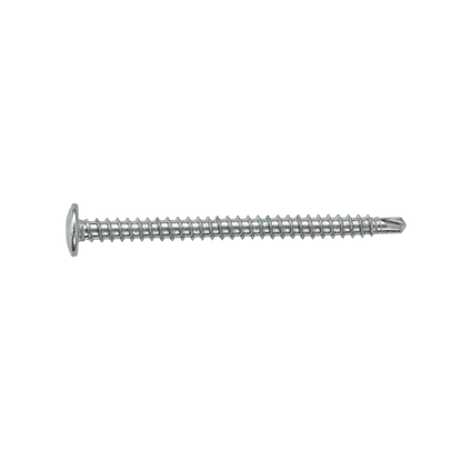 SFS SX3-D12 Bi-Metal Self-Drilling Screw, Dome Head, 304 Stainless - #12 x 2-1/8" (250 Pack)