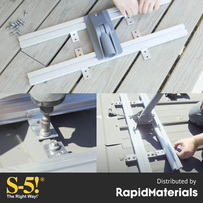 Satellite Dish Mounting Kit for “R” Panel * Trapezoidal Metal Roof Panels