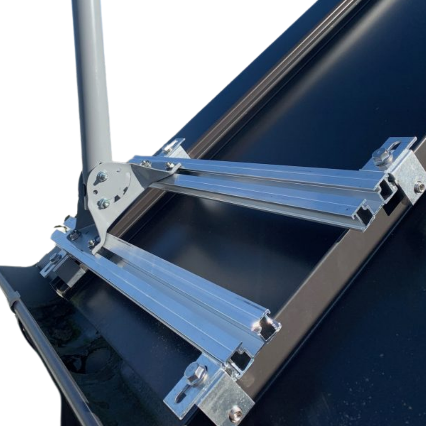 Satellite Dish Mounting Kit for Standing Seam Metal Roofs