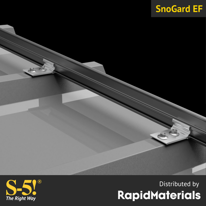 S-5! SnoGard™ EF Snow Retention System for Exposed-Fastened Metal Roofs - 84 LF Kit