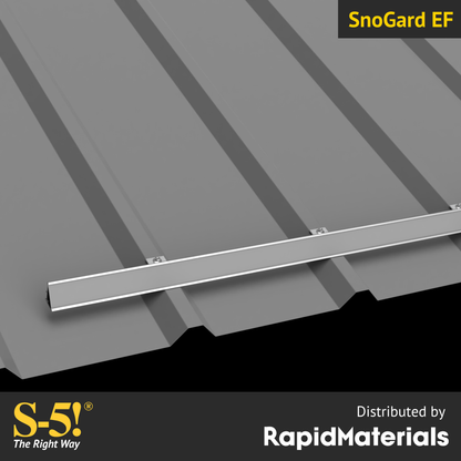 S-5! SnoGard™ EF Snow Retention System for Exposed-Fastened Metal Roofs - 84 LF Kit