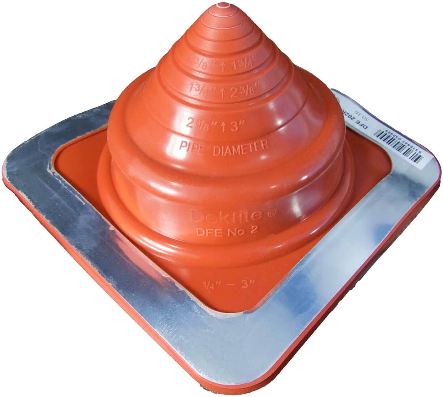 DEKS High Temperature Square Base Pipe Boots