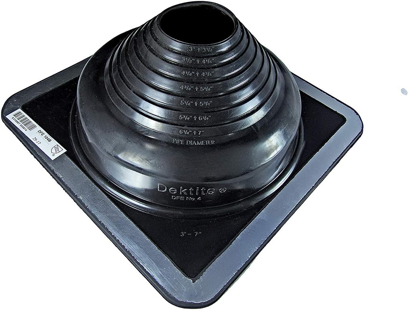 DEKS Square Base Pipe Boots