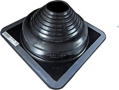 DEKS Square Base Pipe Boots
