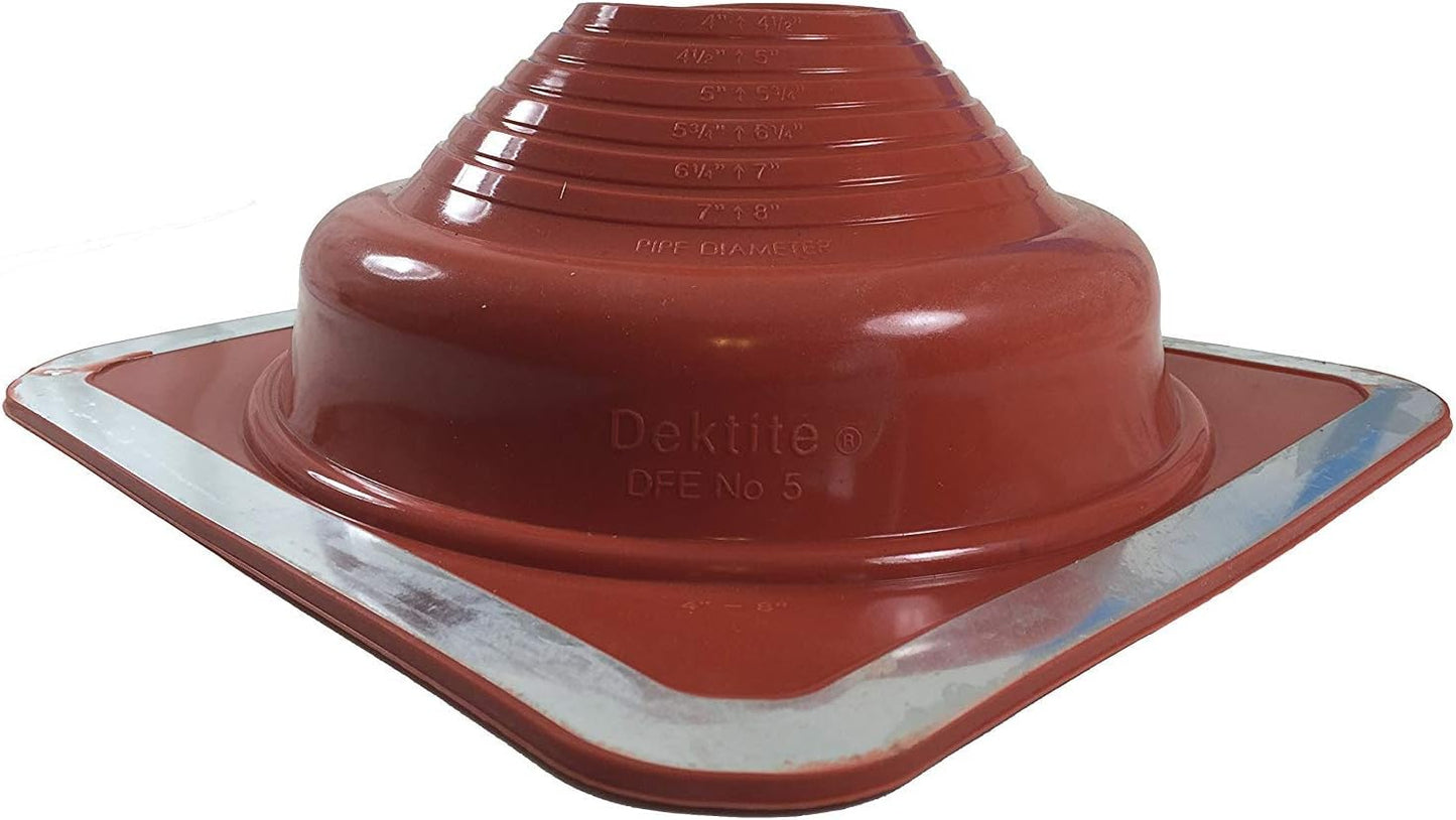 DEKS High Temperature Square Base Pipe Boots