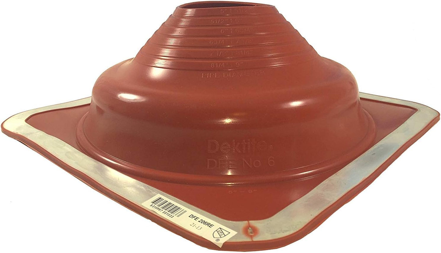 DEKS High Temperature Square Base Pipe Boots