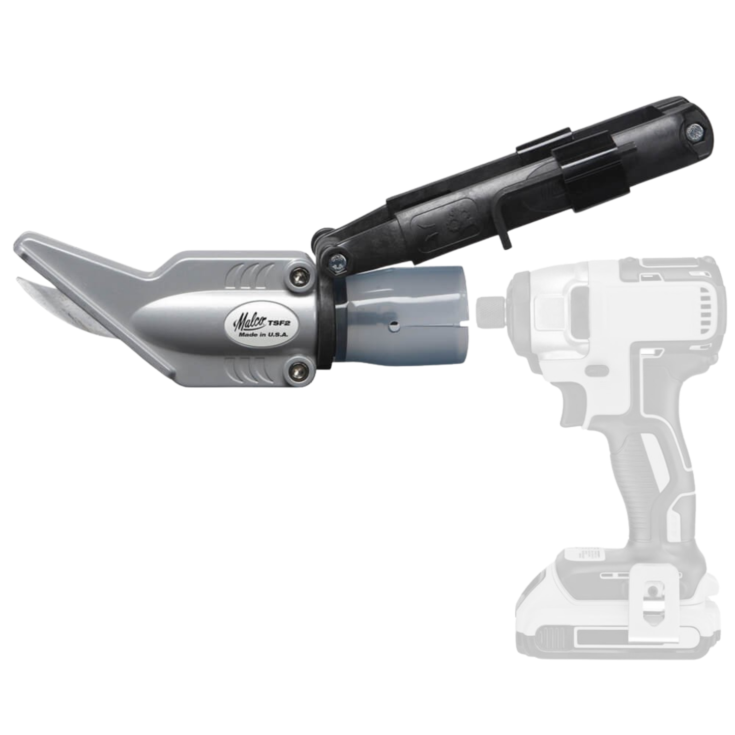 Malco TurboShear TSF2 Drill-Powered Backer Board Cutting Shear Attachment