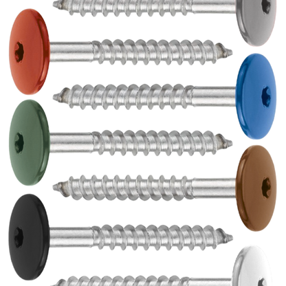 TW-A4-D12 Facade Panel to Wood Screw, Dome Head, 316 Full Stainless - #10 x 1-1/2" (250 Pack)