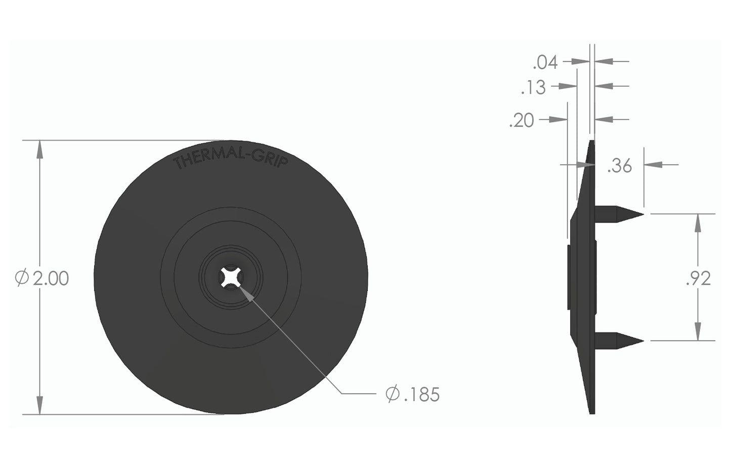 Thermal-Grip Masonry Insulation Pin