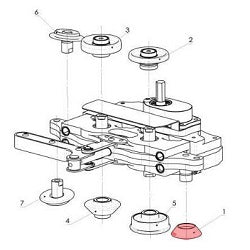 Accu Wheel 1 + PART S628Z for Buschmann Falz Seamer II