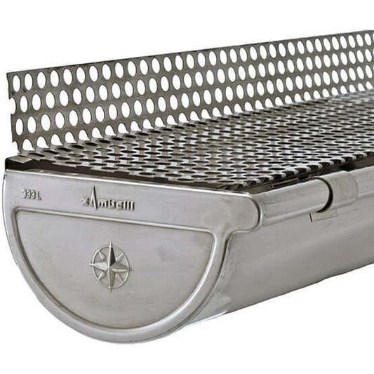 Gutter Leaf Guards for Galv. and Painted Half Round Gutters - 5"