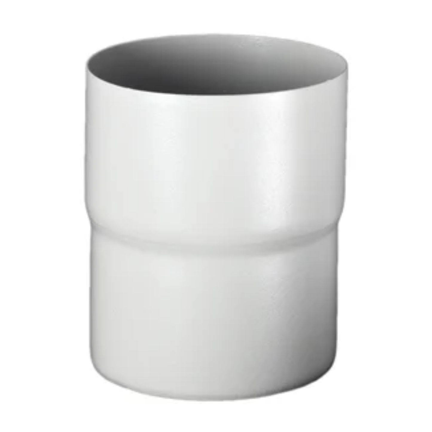 Downspout Connectors for Painted Half-Round Gutters - 5" - Antique White