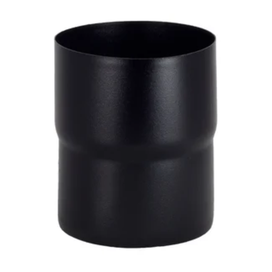 Downspout Connectors for Painted Half-Round Gutters - 4" - Black