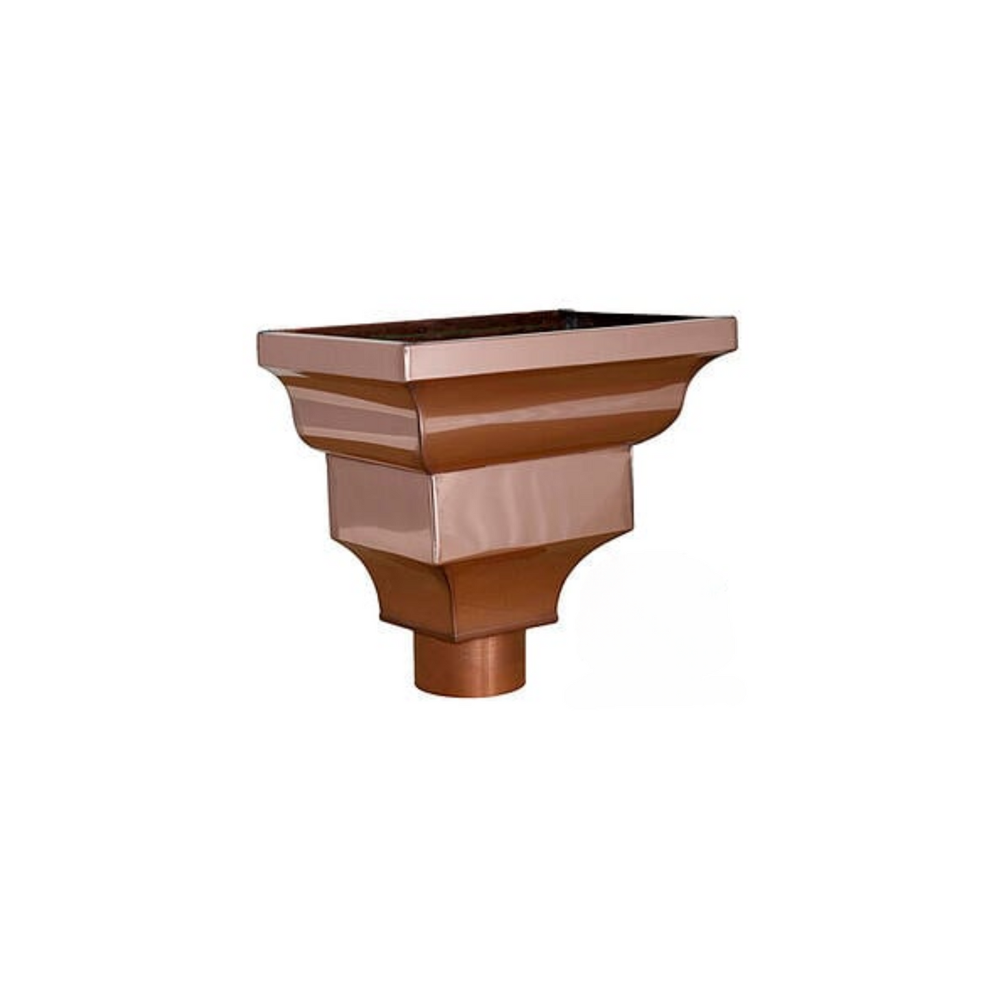 LeaderHeads for Copper Half-Round Gutters