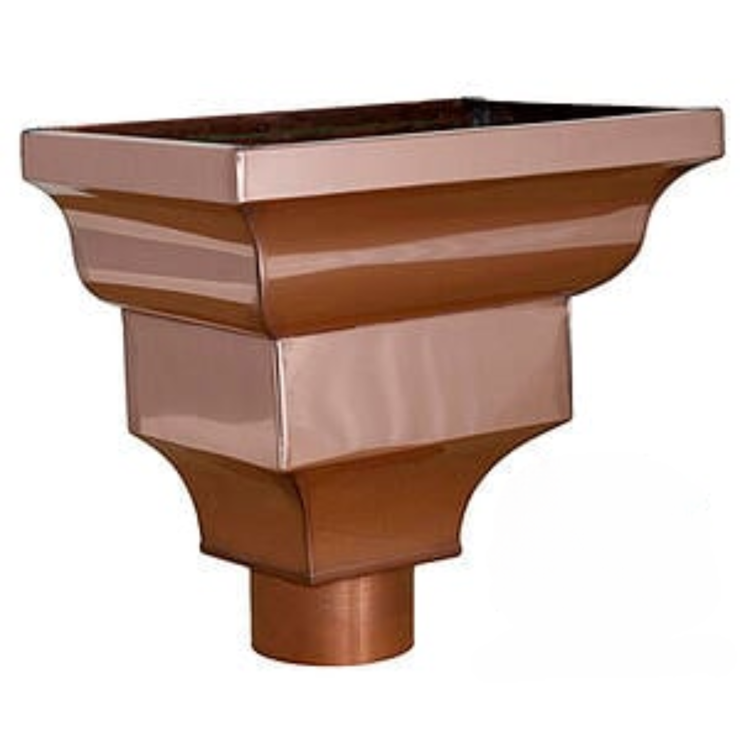 LeaderHeads for Copper Half-Round Gutters