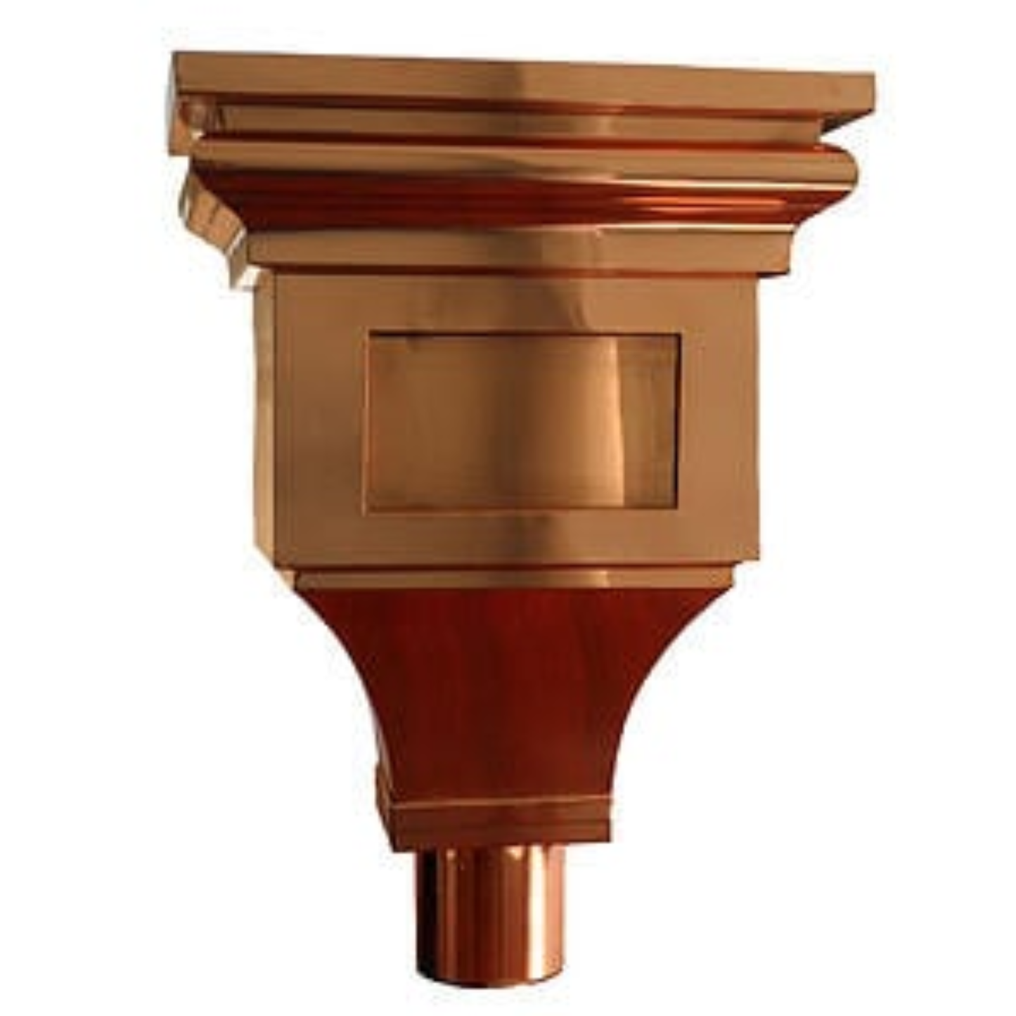 LeaderHeads for Copper Half-Round Gutters