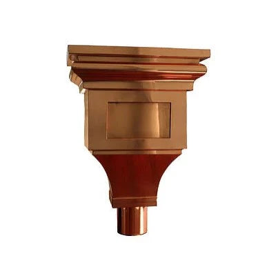 LeaderHeads for Copper Half-Round Gutters