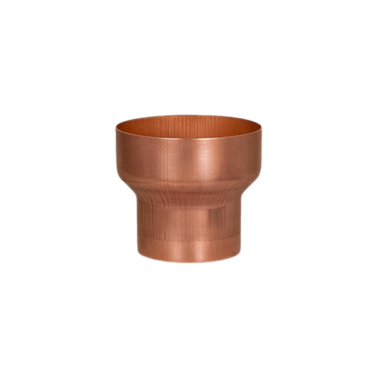 Downspout Reducers for Copper Half-Round Gutters - 4" to 3"