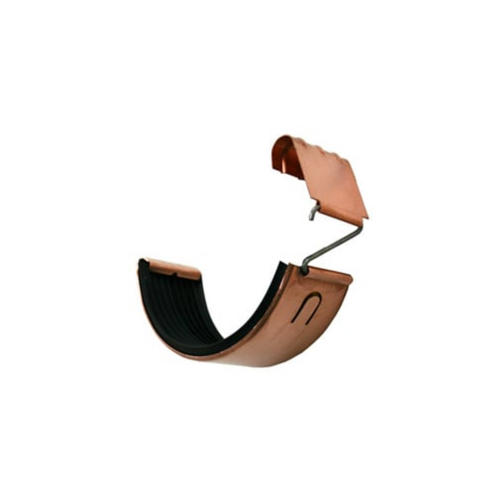 Gutter Connectors for Copper Half-Round Gutters - 4