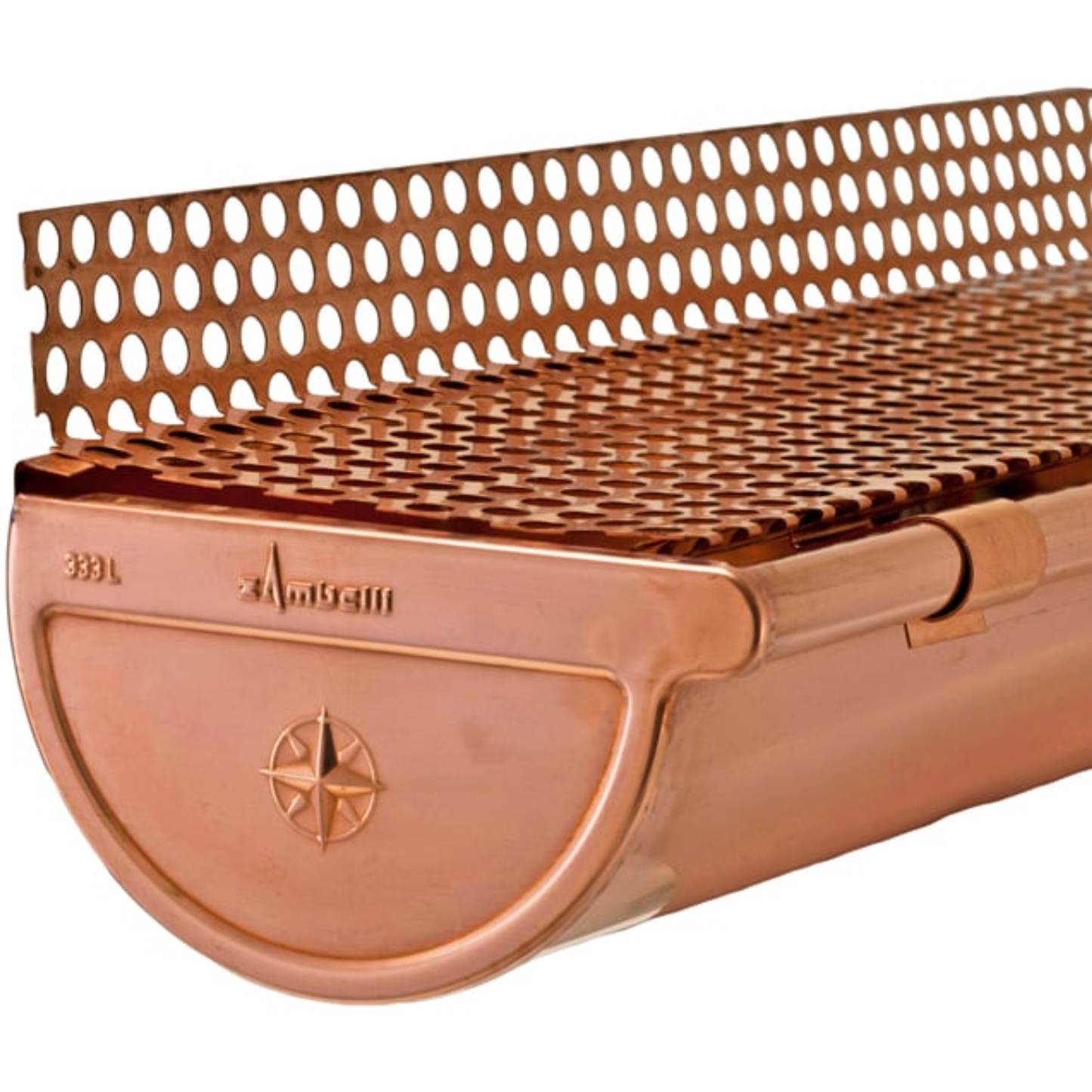 Gutter Leaf Guards for Copper Half-Round Gutters - 6"