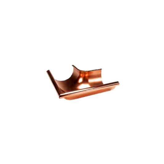 Outside Corner Miters for Copper Half-Round Gutters - 7.6"