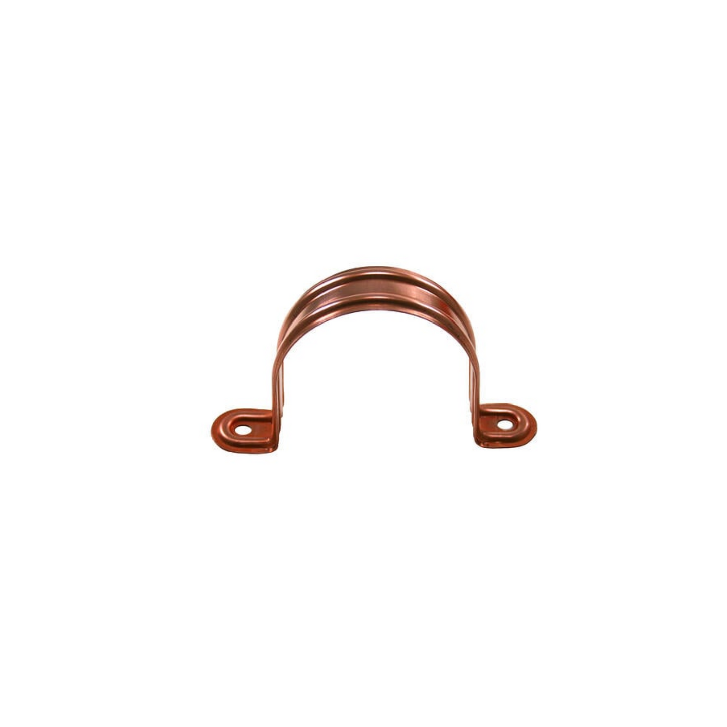 Stamped Downspout Brackets for Copper Half-Round Gutters - 4"