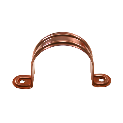 Stamped Downspout Brackets for Copper Half-Round Gutters - 4"