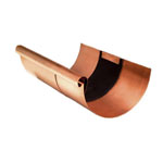 5" Copper Half-Round Gutter Expansion Joints