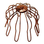 2-1/4" Copper Wire Strainers for Round Downspout