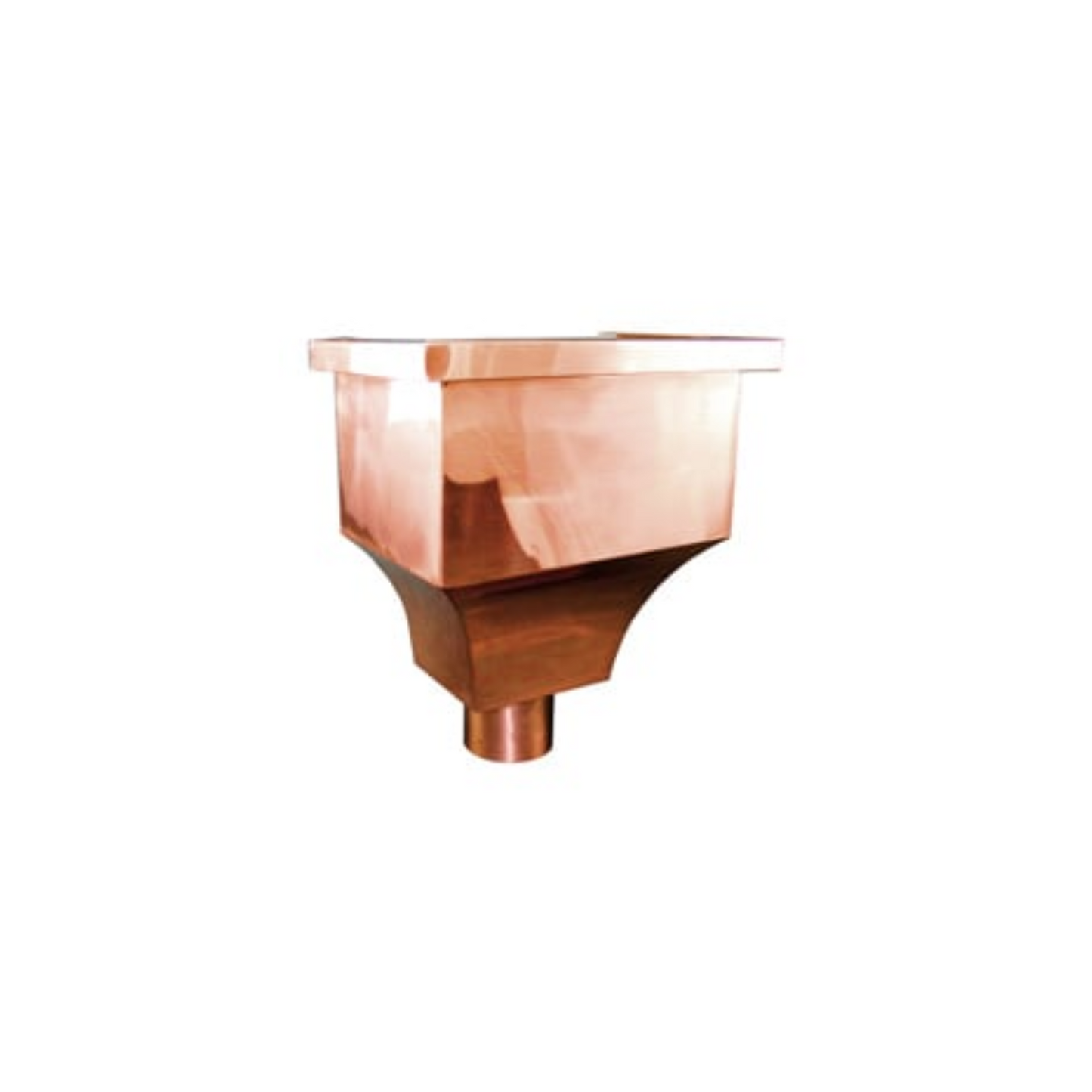 LeaderHeads for Copper Half-Round Gutters