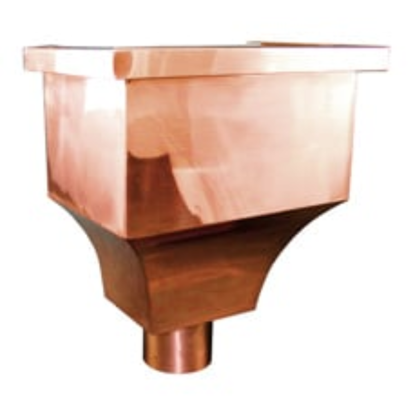 LeaderHeads for Copper Half-Round Gutters