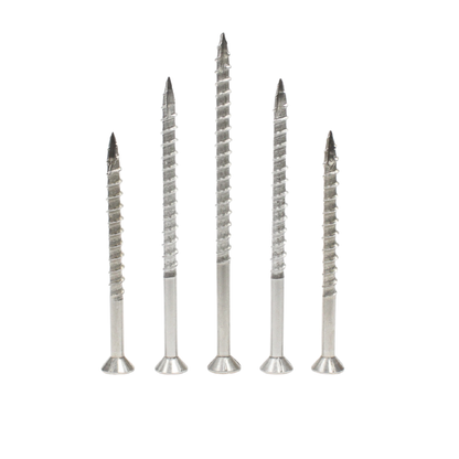 Daggerz #10 x 2-1/2" Exterior Wood Screw - Star Flat Head, 316 Stainless Steel (2,000 Pack)