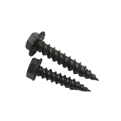 Daggerz #10 x 2" Self-Piercing Screw - Hex Washer Head, Bronze Dagger-Guard™ (2,500 Pack)