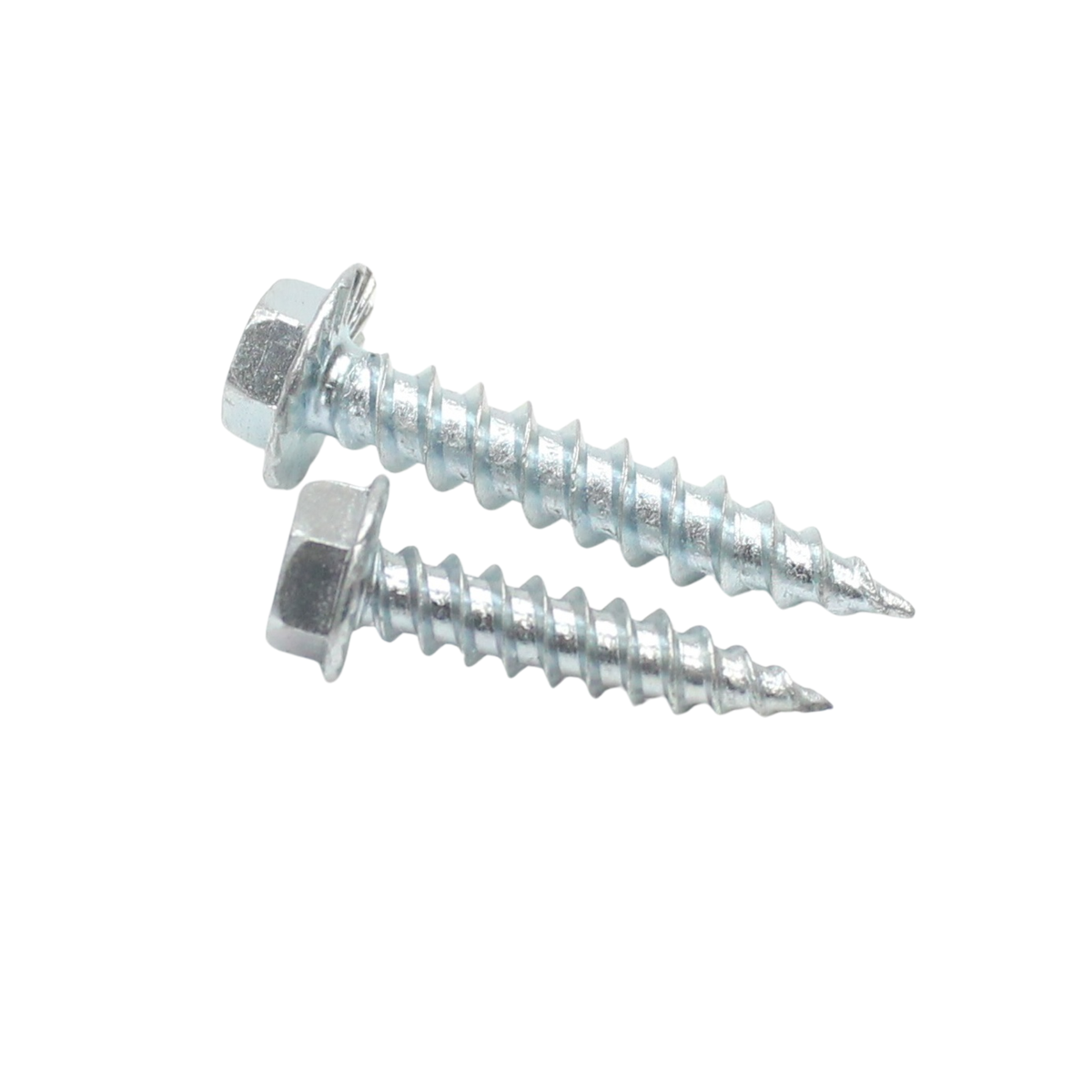 Daggerz #10 x 1" Self-Piercing Screw - Hex Washer Head, Zinc Plated (6,000 Pack)