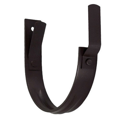 Half-Round Painted Steel Fascia Mount Gutter Hangers - 5"