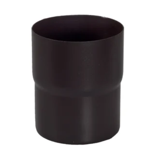 Downspout Connectors for Painted Half-Round Gutters - 5" - Dark Bronze