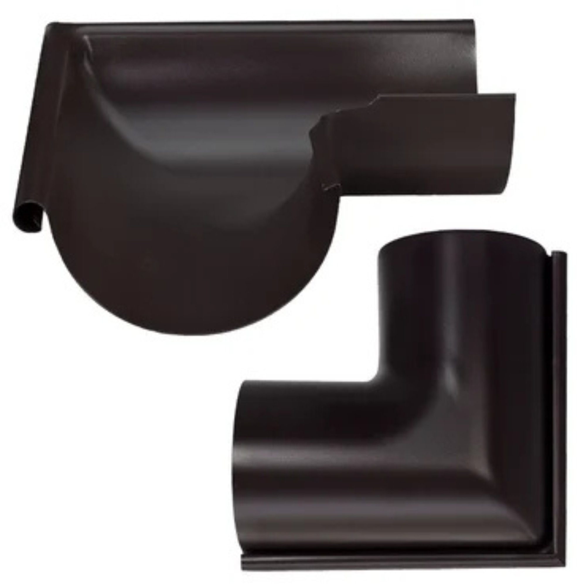 Dark Bronze Half-Round Steel Gutter Systems | Zambelli – RapidMaterials