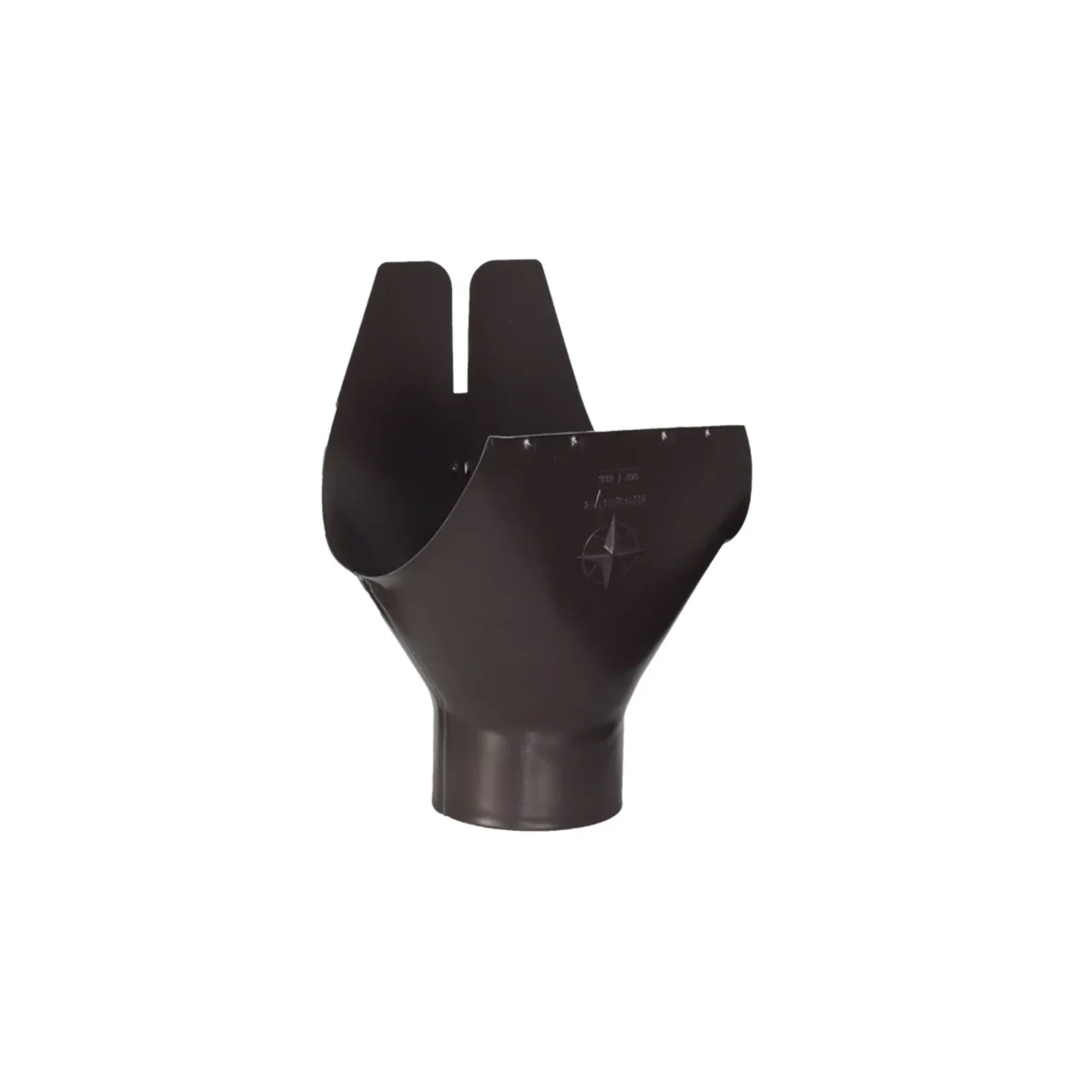 Gutter Drop Point Socket Downspout Star Drop Outlets for Painted Half-Round Gutters - 6” to 3 ...