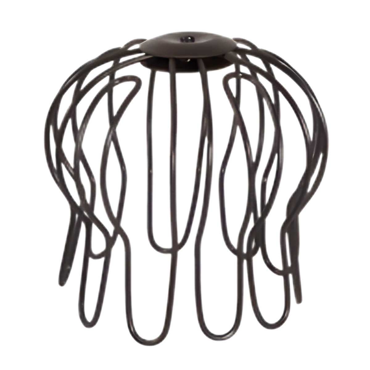 Wire Downspout Strainers for Painted Half-Round Gutters - 5