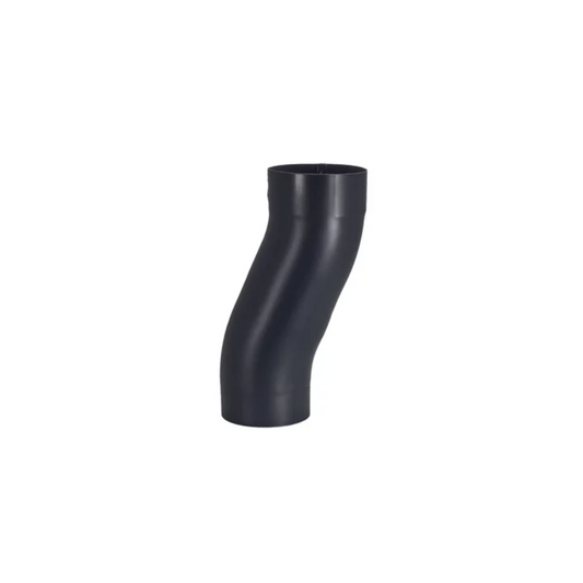 Downspout 2" Offsets for Painted Half-Round Gutters - 3" - Dark Charcoal