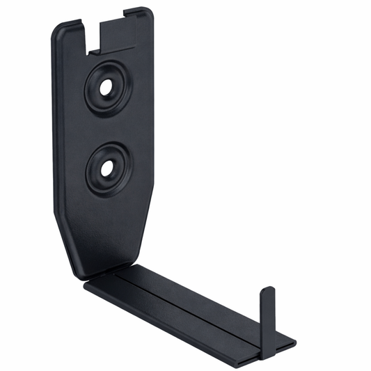 Adjustable Fascia Mount Gutter Hangers for Painted Half-Round Gutters - 5" - Dark Charcoal