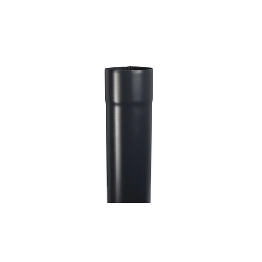 Round Downspouts for Painted Half-Round Gutters - 4" x 10' - Dark Charcoal