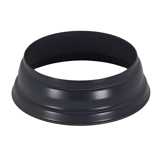 Ground Pipe Covers for Painted Half-Round Gutters - 4" - Dark Charcoal