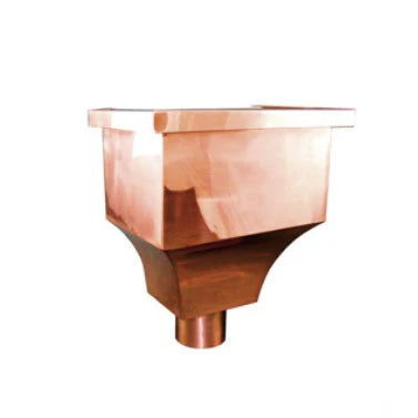 LeaderHeads for Copper Half-Round Gutters