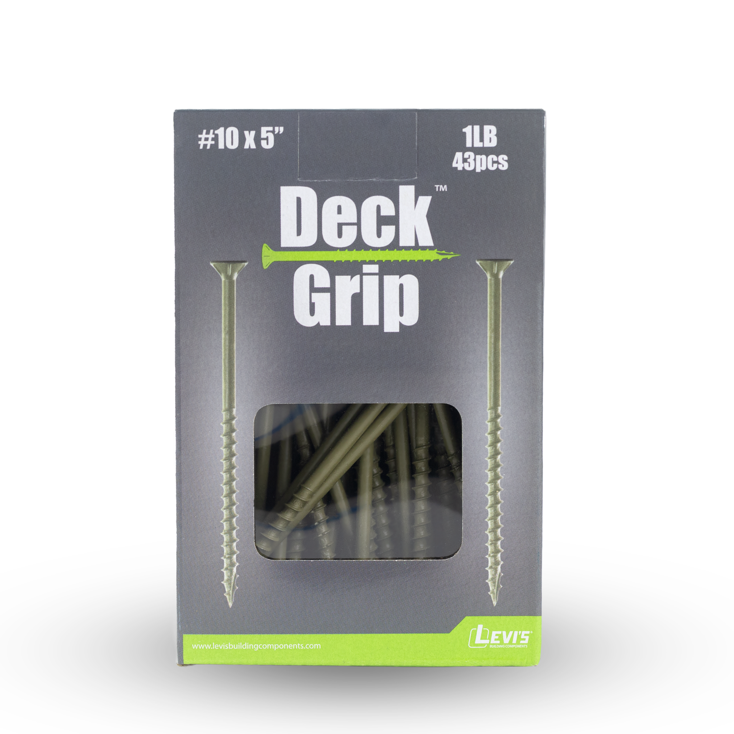 DeckGrip Deck Screw – #10 x 5"