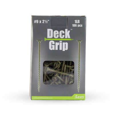 DeckGrip Deck Screw – #9 x 2-1/2"