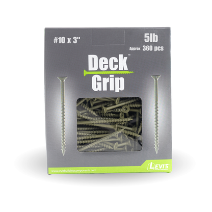 DeckGrip Deck Screw – #10 x 3"